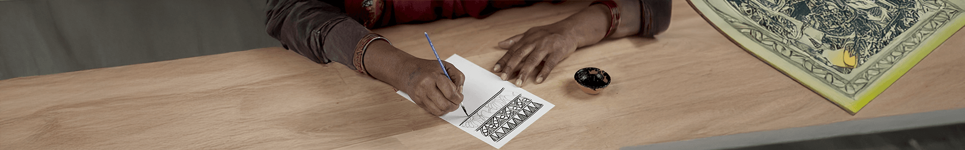 Excerpt from Rooftop’s Madhubani Art Course