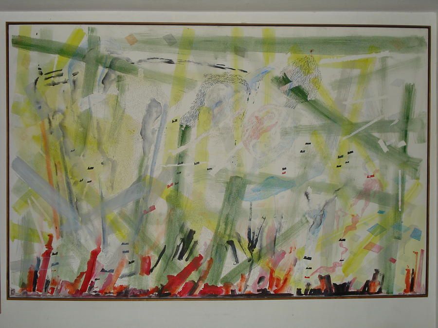 Vitality Of Nature, a drawing by Dr. Bhawani Shankar Sharma.