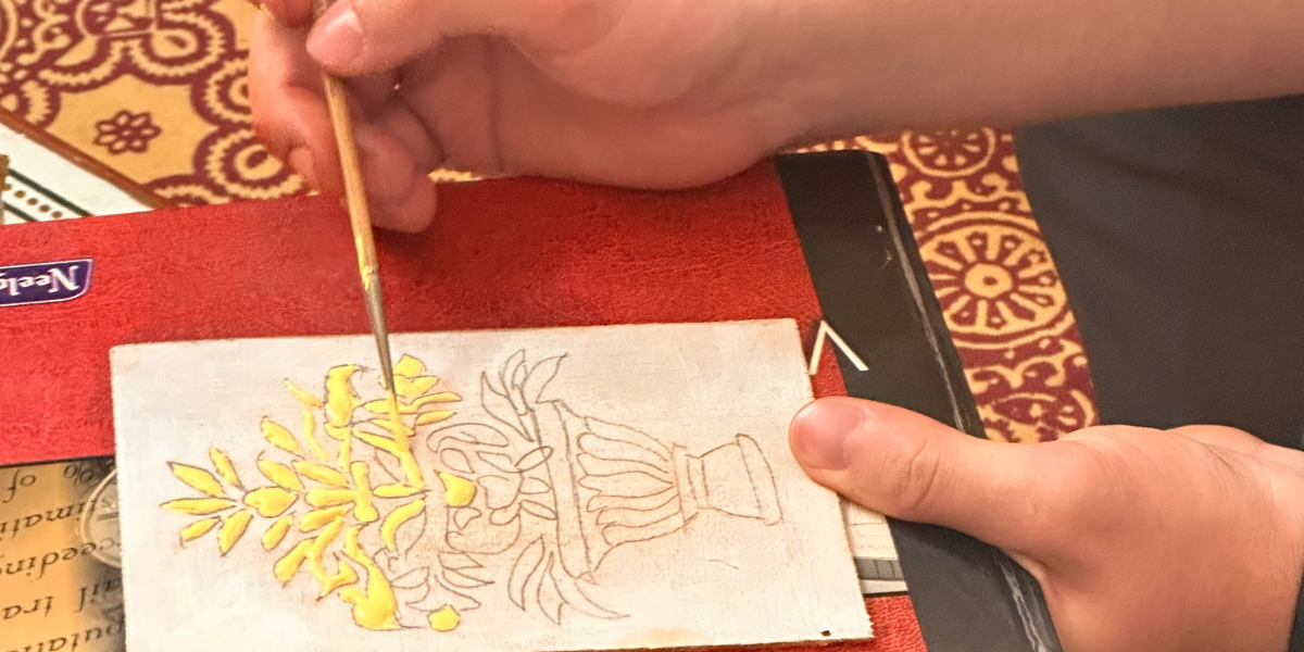 Gold Emboss Painting Experience