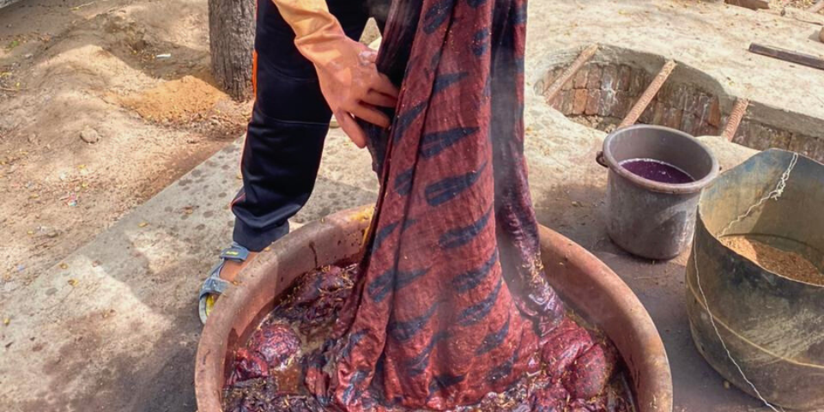 Ajrakh Block Printing