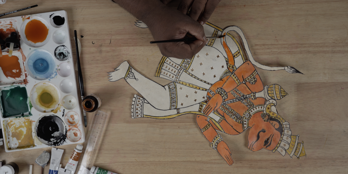 Chitrakathi Leather Puppet Making Experience 