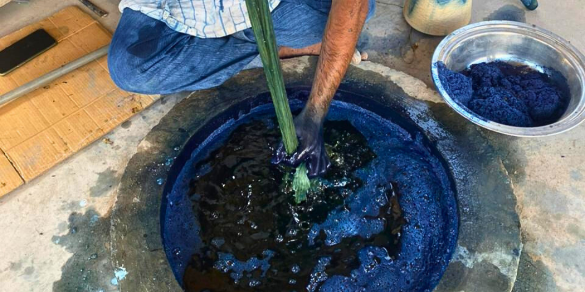 Ajrakh Block Printing