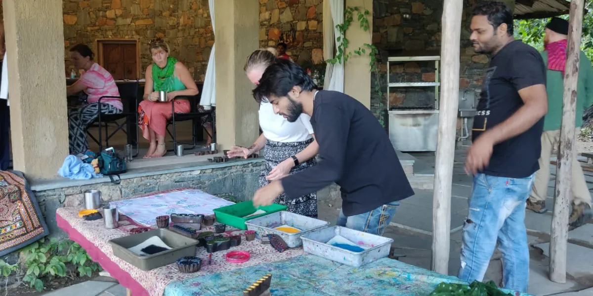Traditional Block Printing Experience in Udaipur