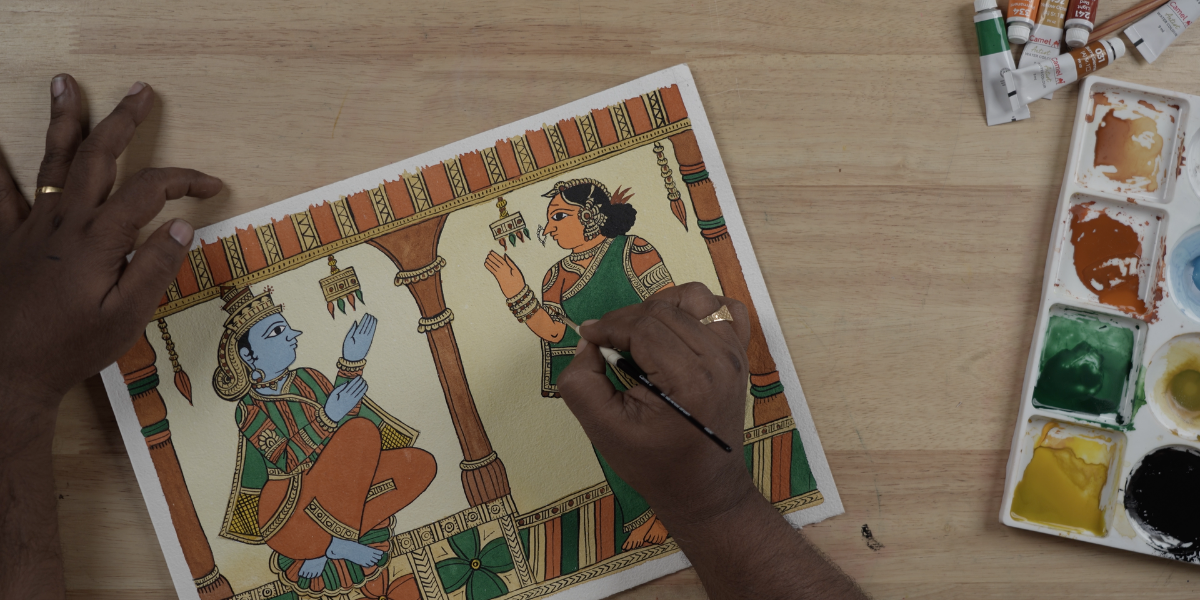 Chitrakathi Leather Puppet Making Experience 