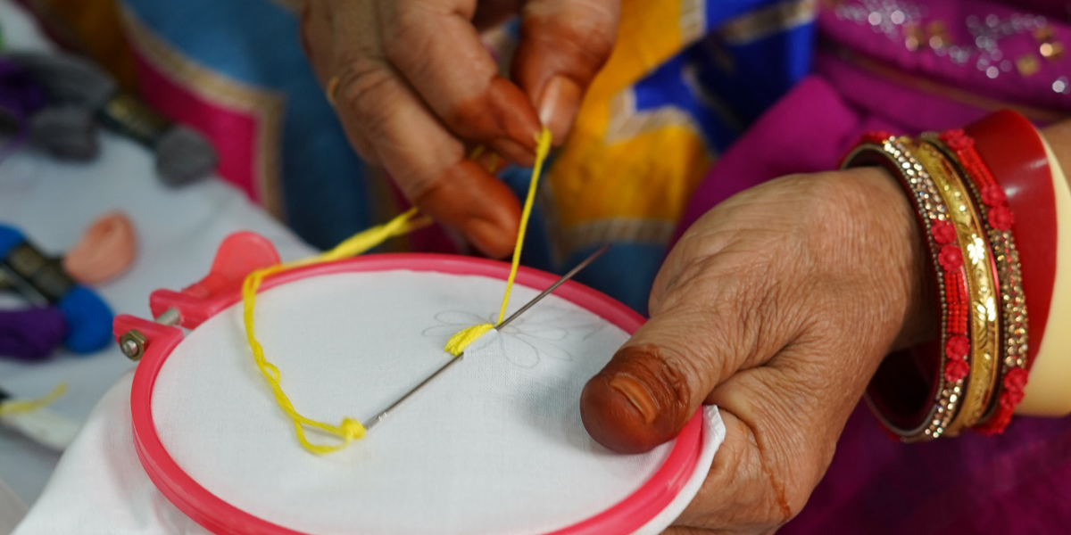 Hand Embroidery Experience in Kashmir 