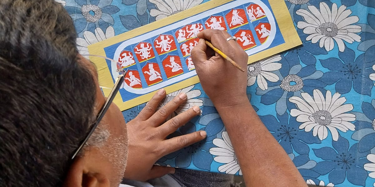 Assamese Manuscript Painting Experience 