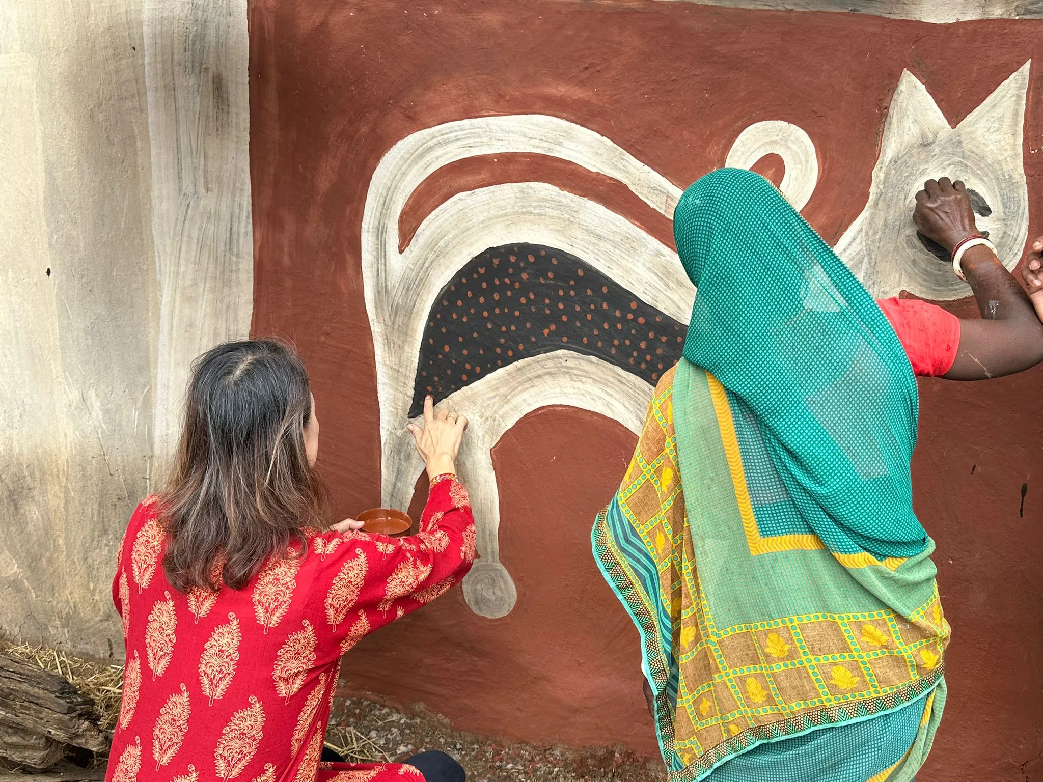 Sohrai Khovar Workshop in Hazaribagh
