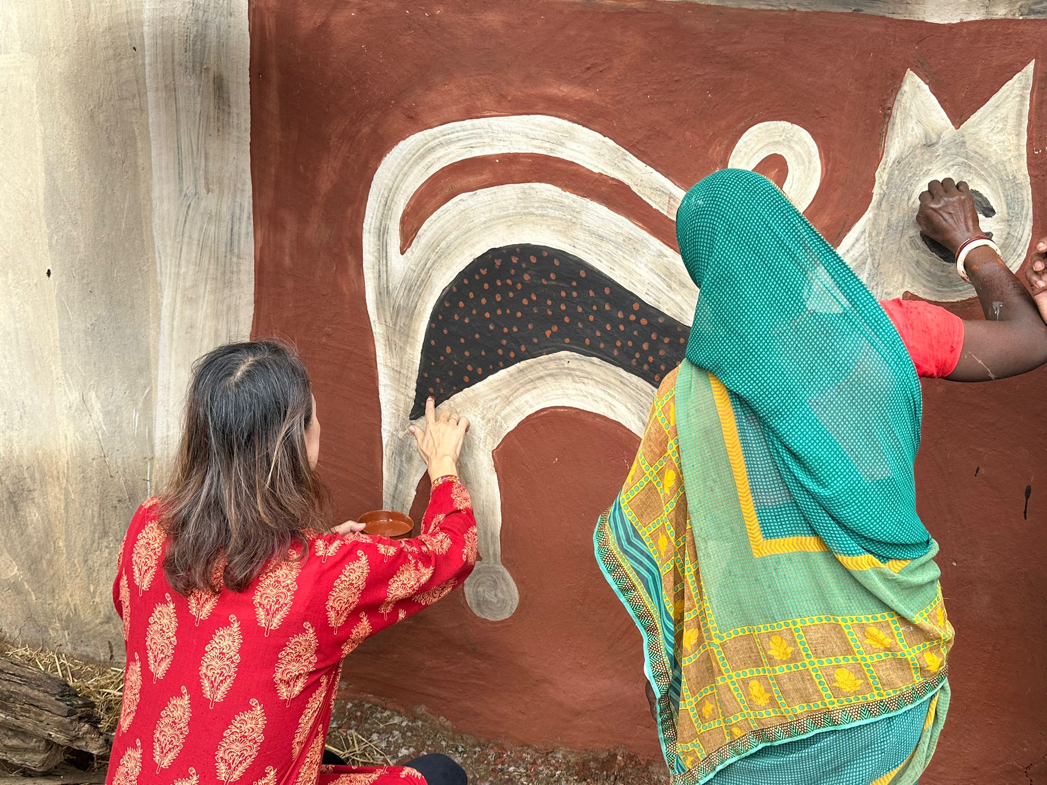 Sohrai Khovar Workshop in Hazaribagh