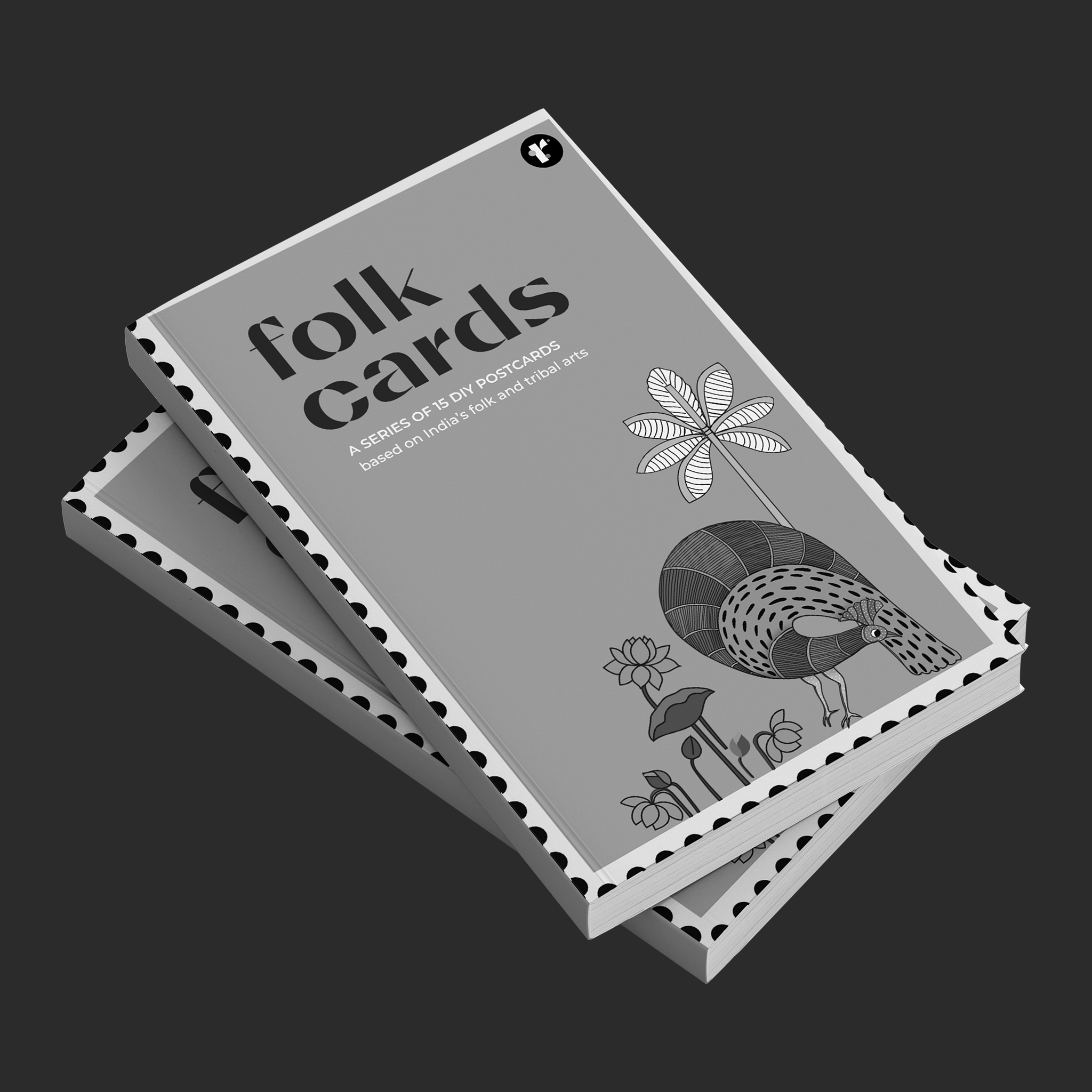 Folk Art Postcard Book