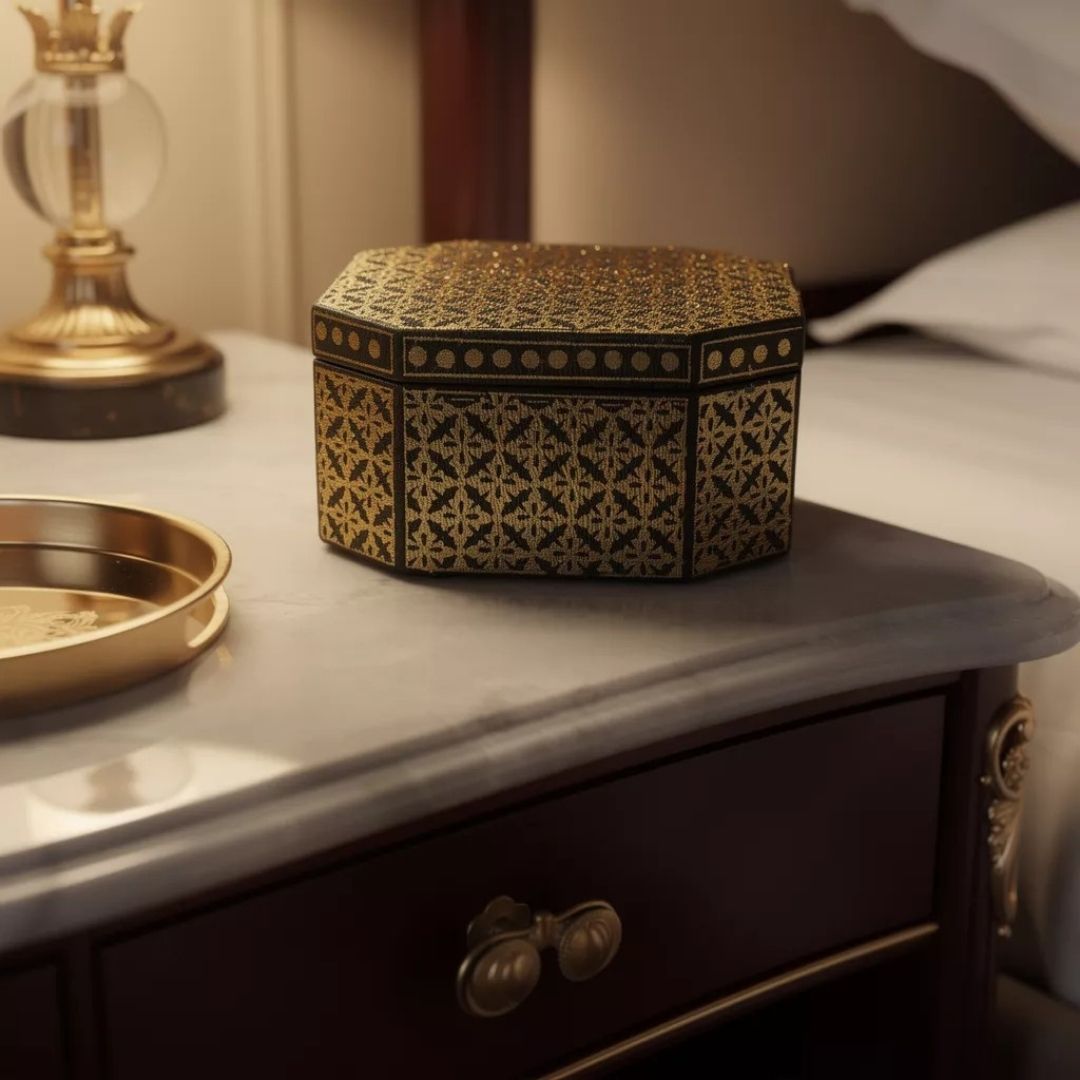 Decorative Handcrafted Box Traditional Koftgari Art