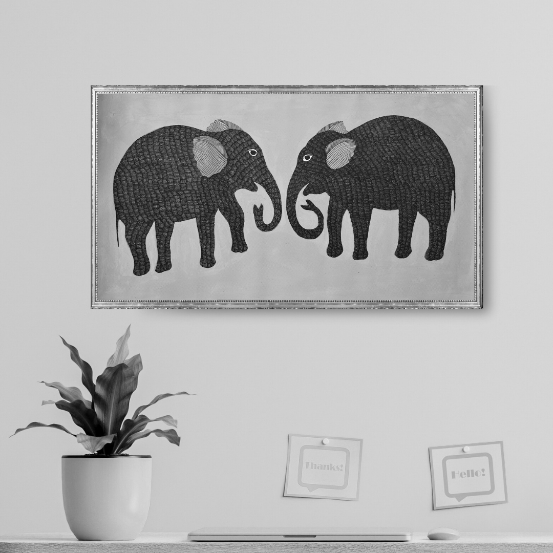 A couple of Black Elephants