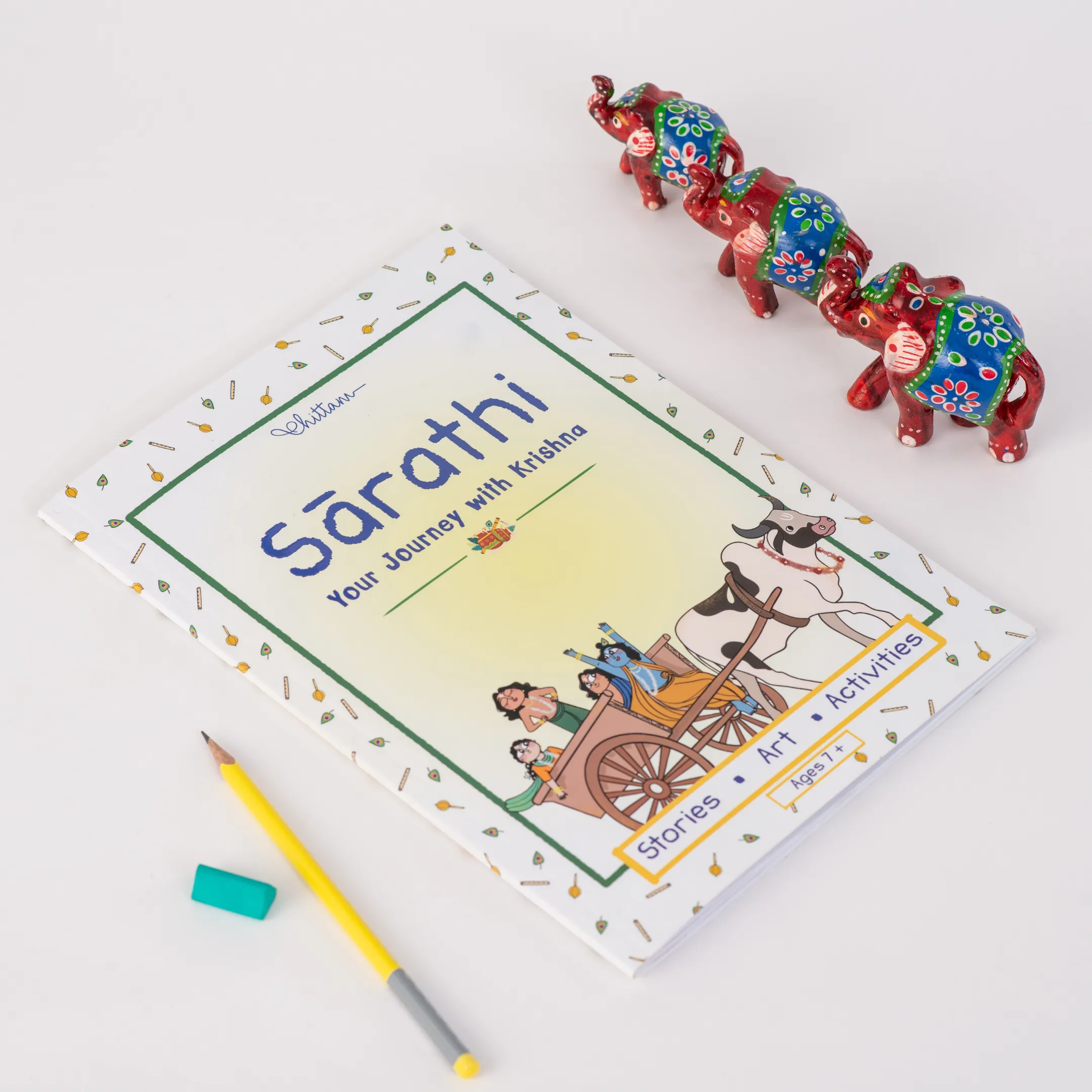 Sarathi | Interactive Activity Book On Lord Krishna | 7+ Years