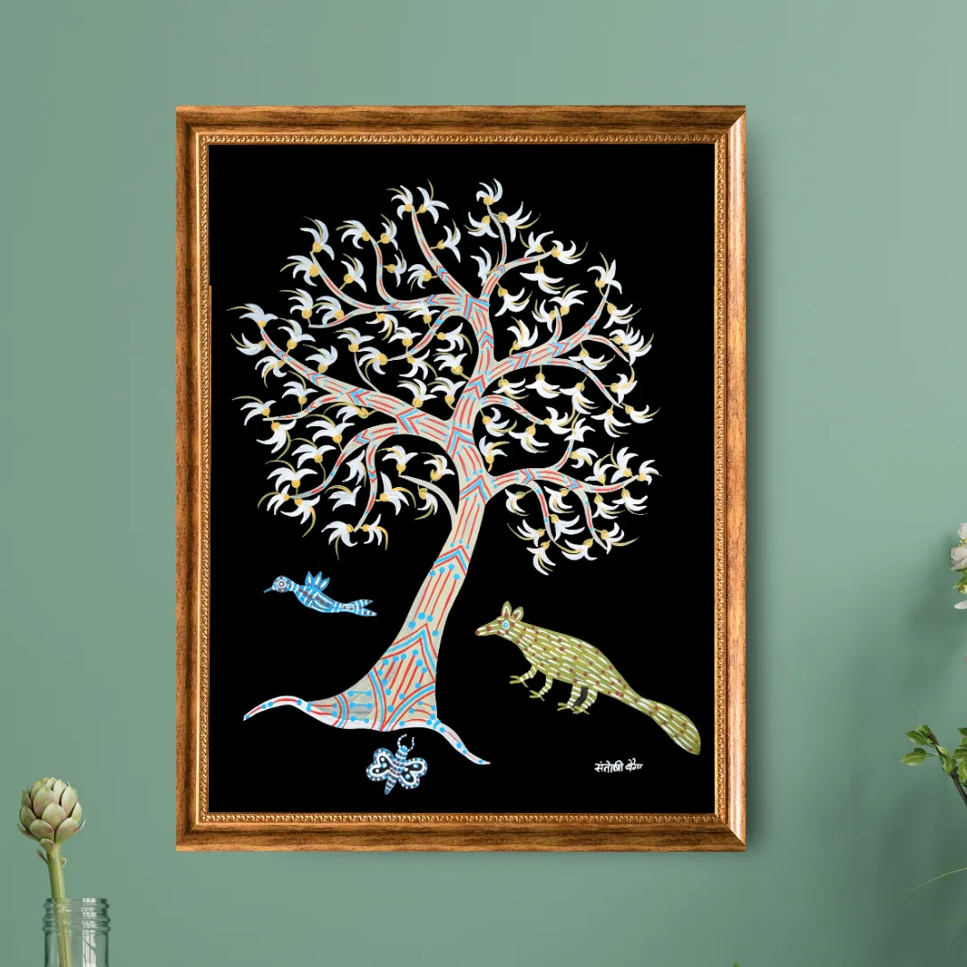 White Palsh Tree and Mangoose