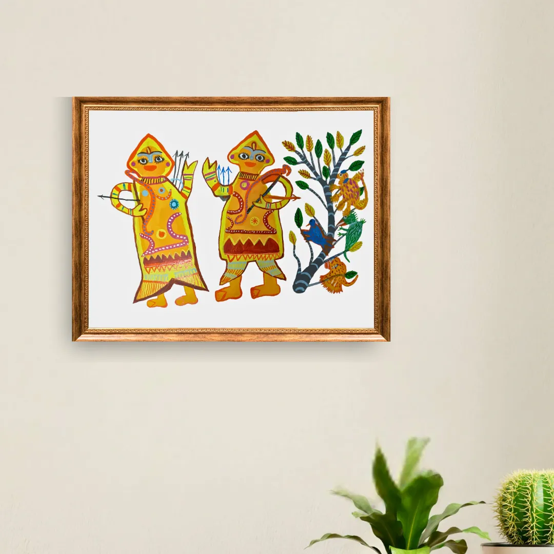 Lord Ram and Lord Laxman in Jungle