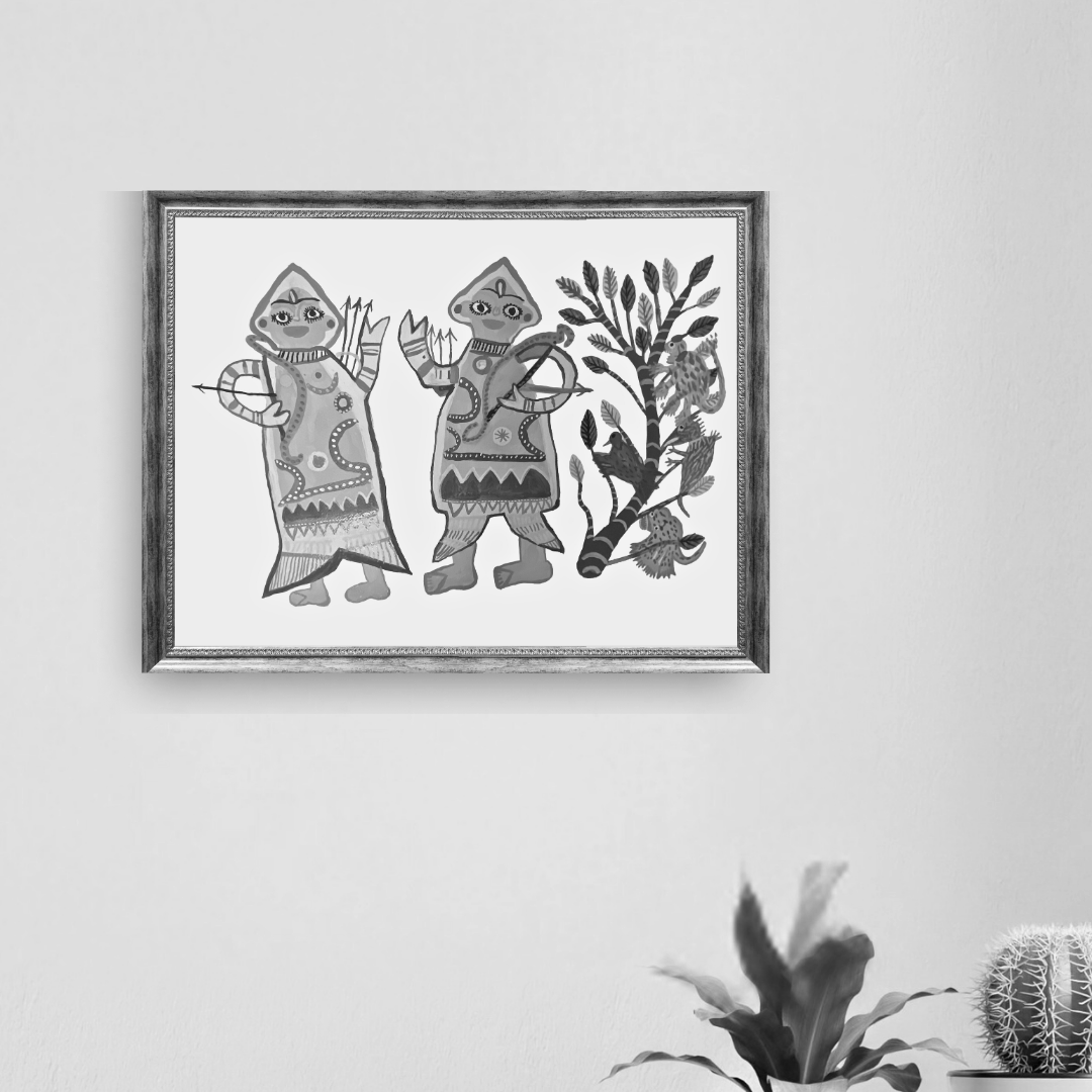 Lord Ram and Lord Laxman in Jungle