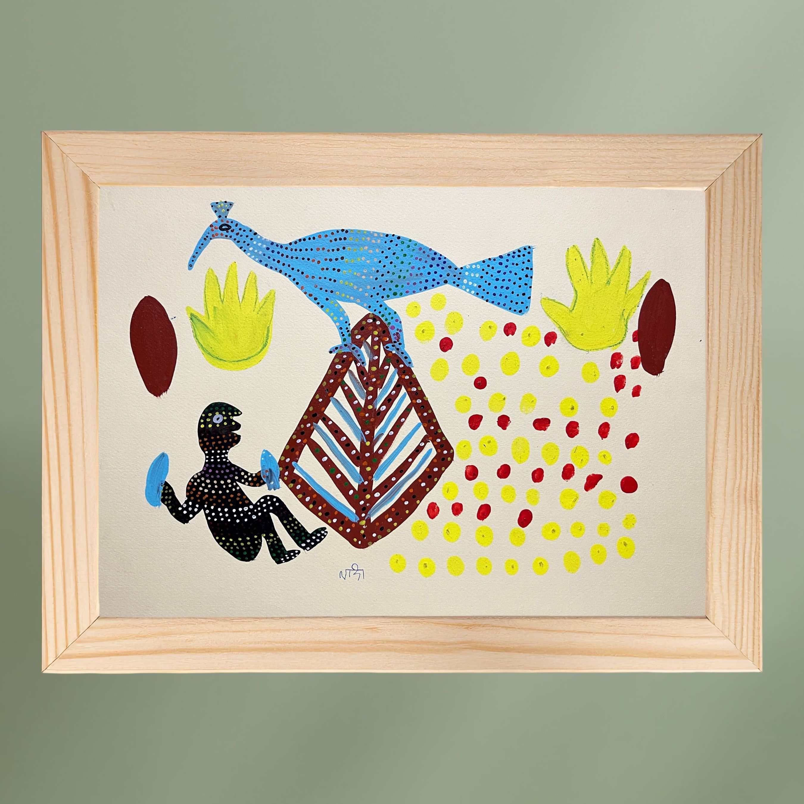Peacocks Painting