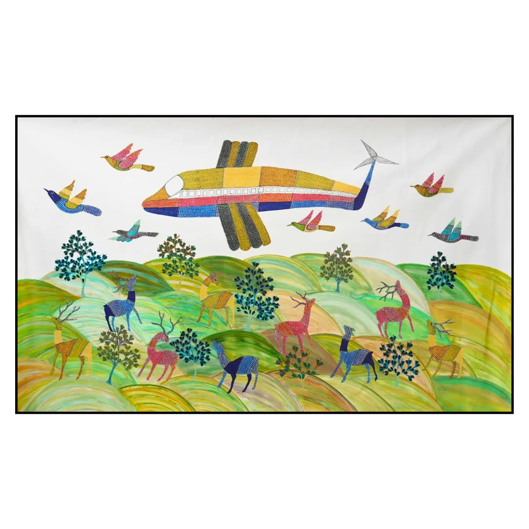 Flight Over Forest