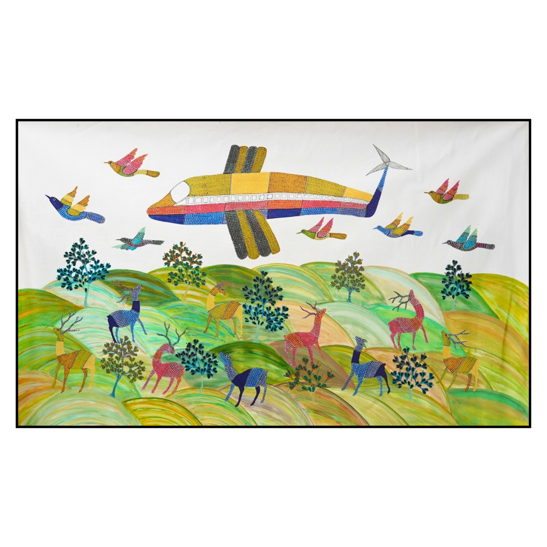 Flight Over Forest