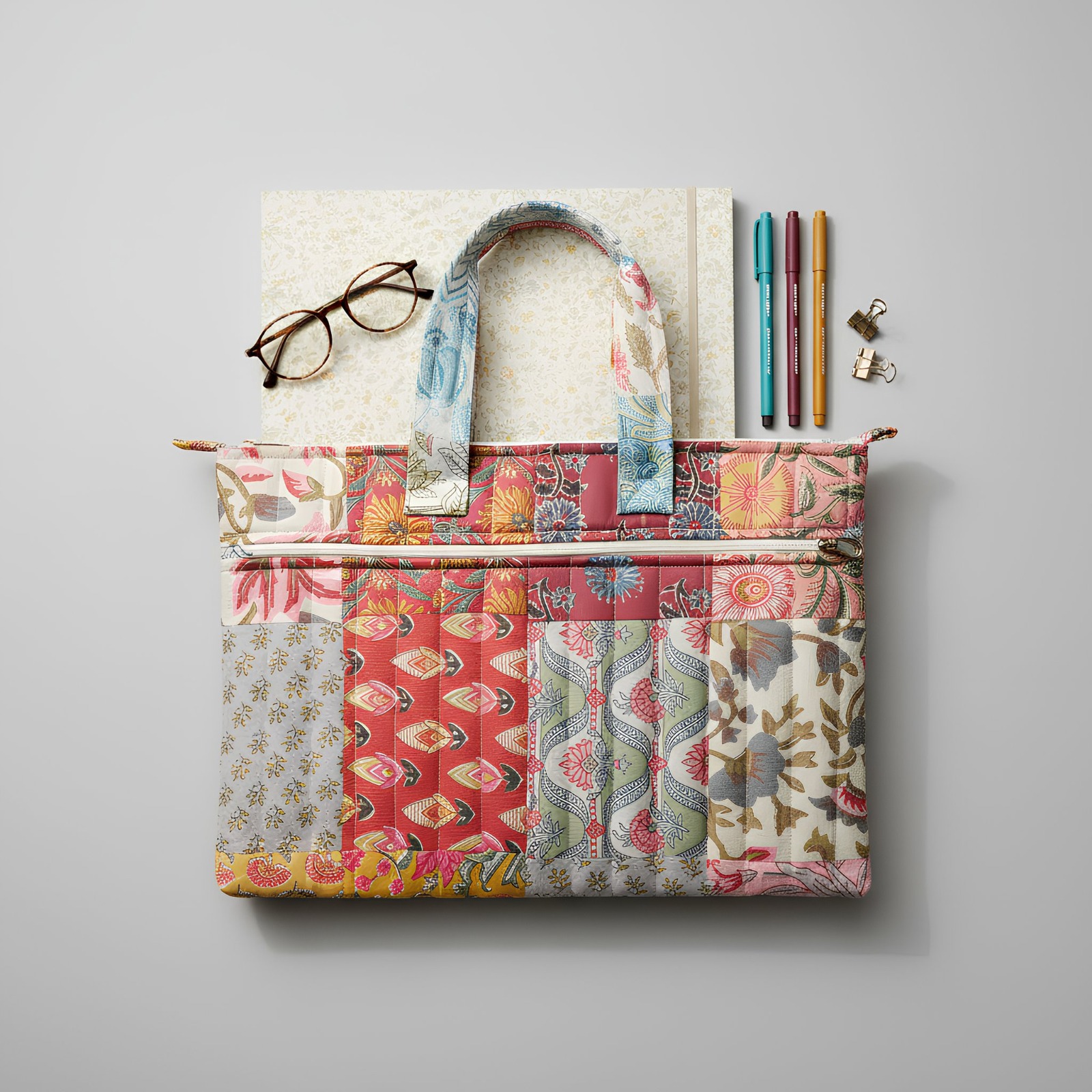 Patch Work Laptop Sleeve