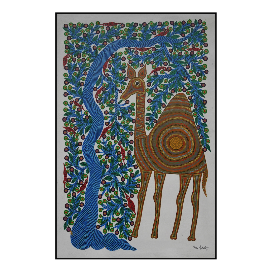 Camel Beneath the Blue  Canopy