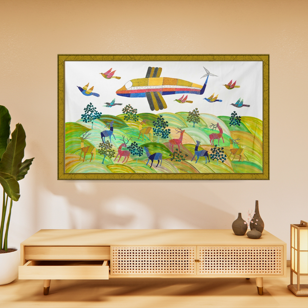 Flight Over Forest