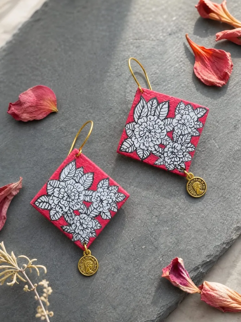 Pyari Upcycled Handmade Textile Earring