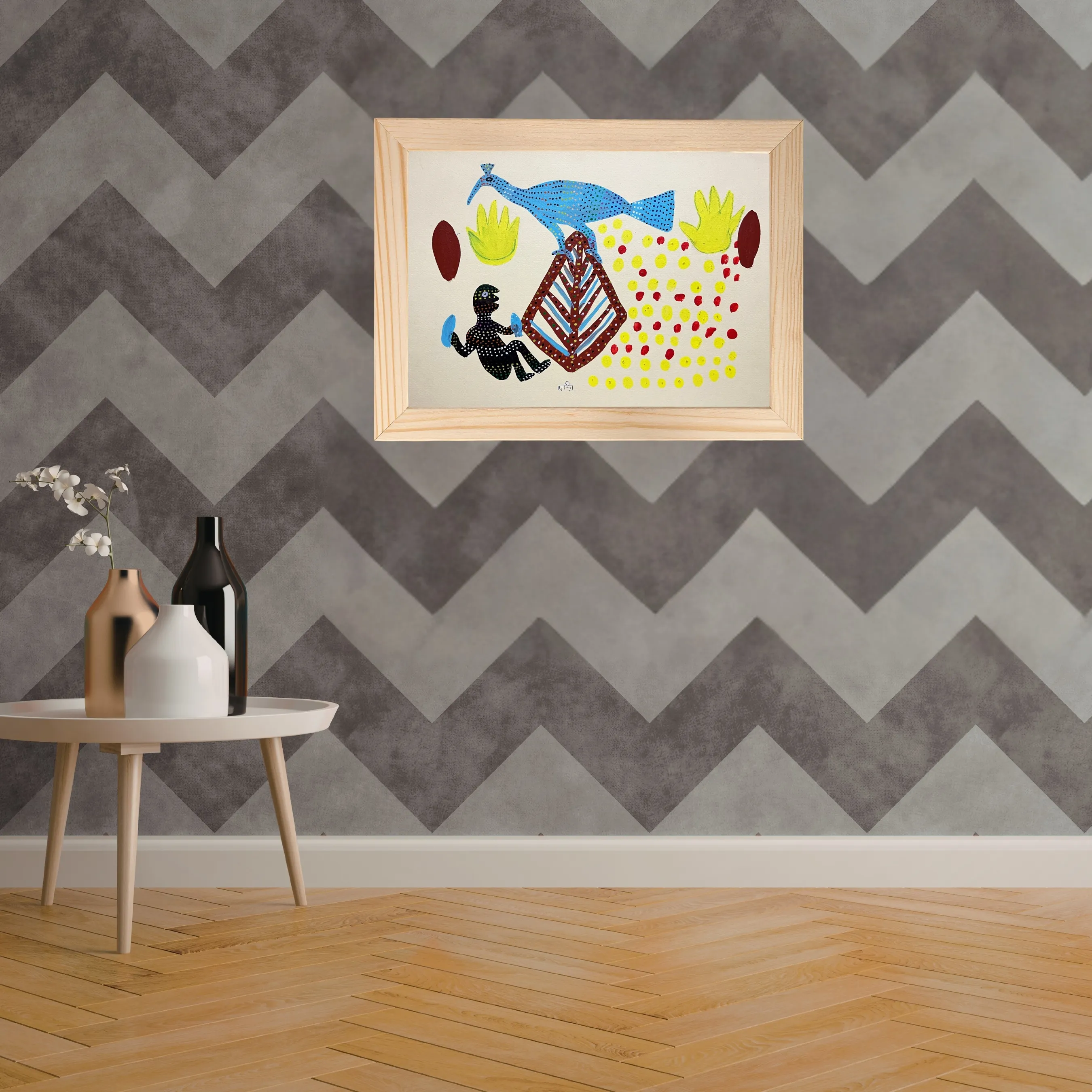 Peacocks Painting