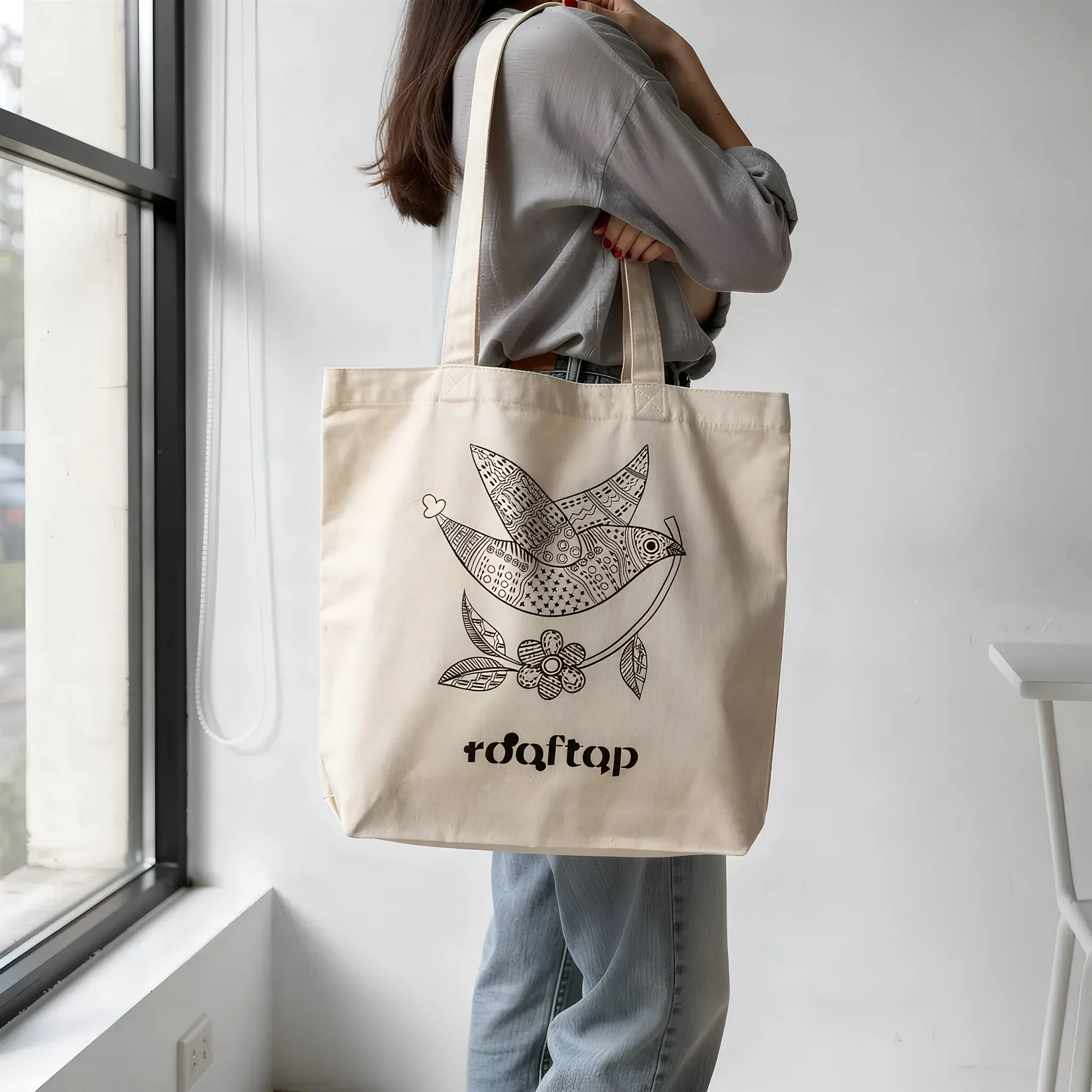 Gond Art DIY Canvas Tote Bag 