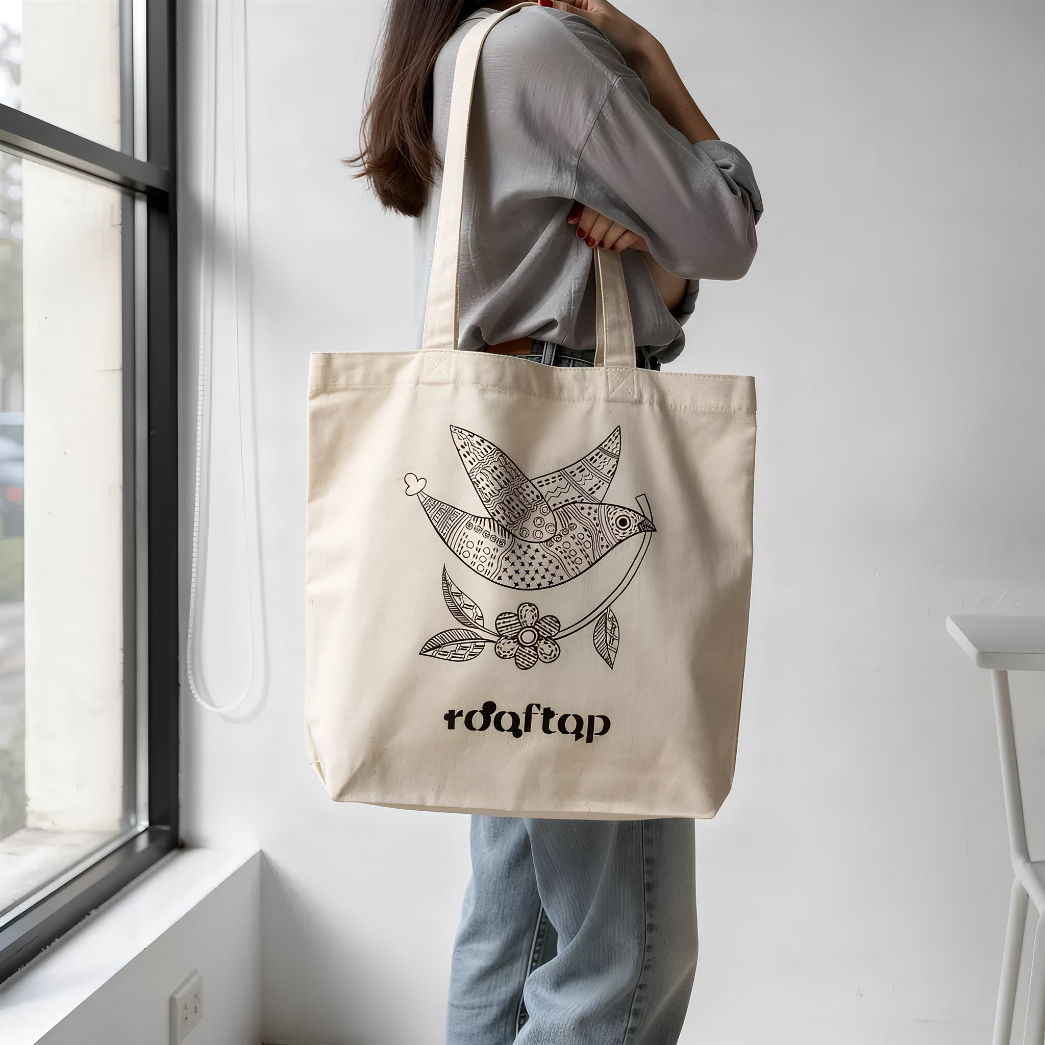 Gond Art DIY Canvas Tote Bag 