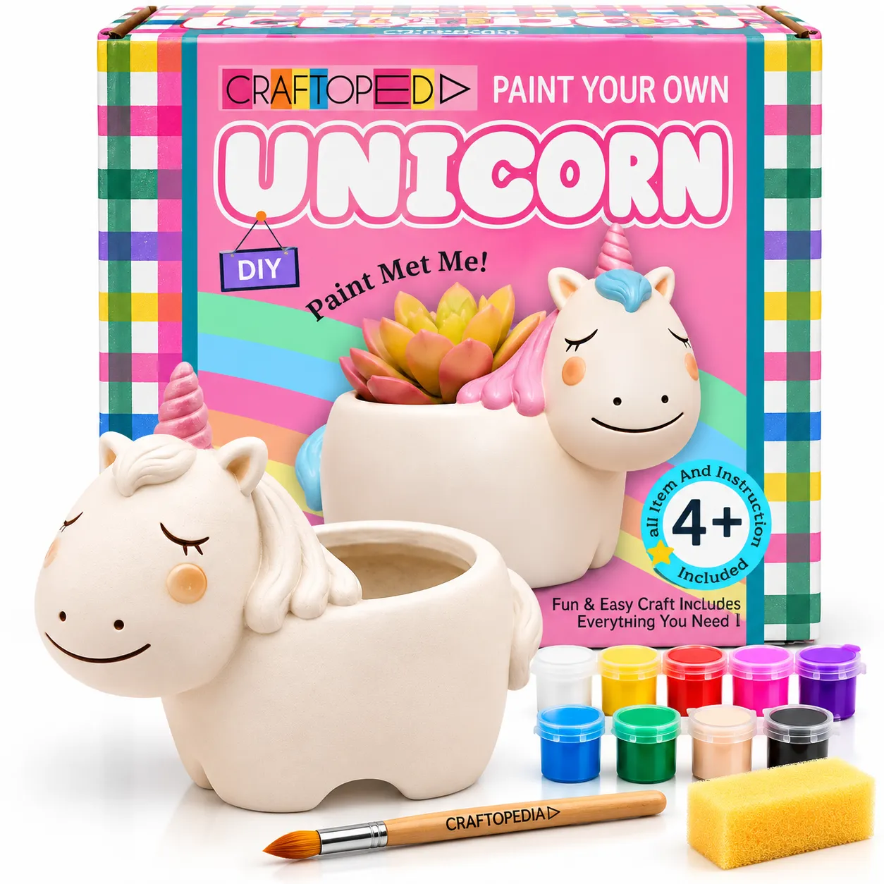 Planter Painting Kit - Unicorn
