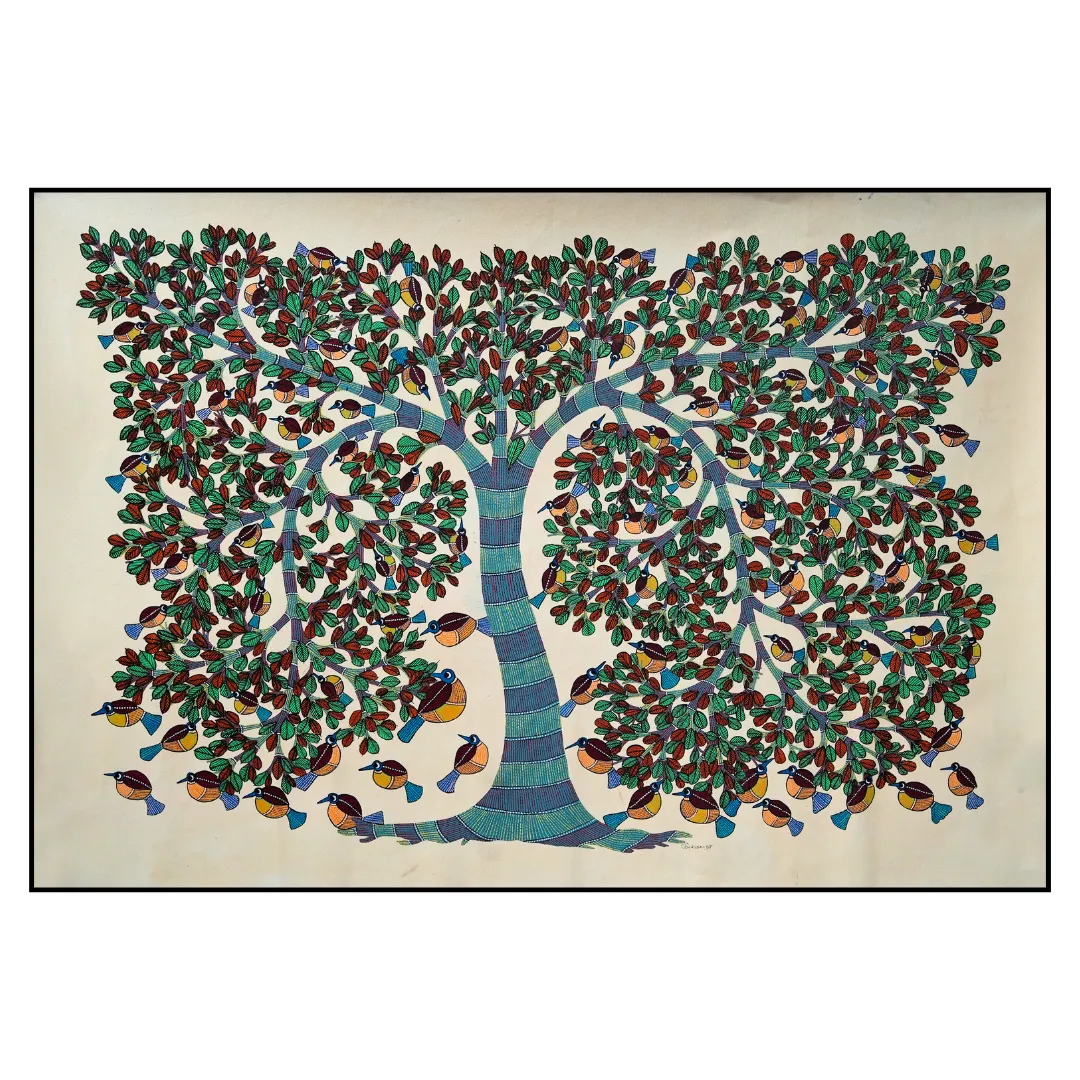 Birds and tree