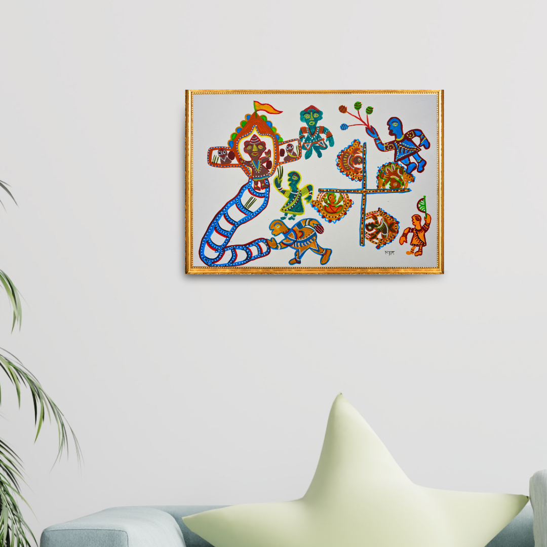 The Village Fair Around the Temple Product Image