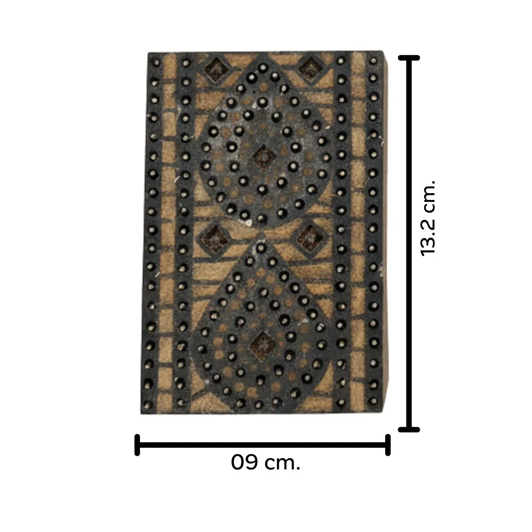 Handcrafted Roheda Wood Block for Textile and Paper Printing