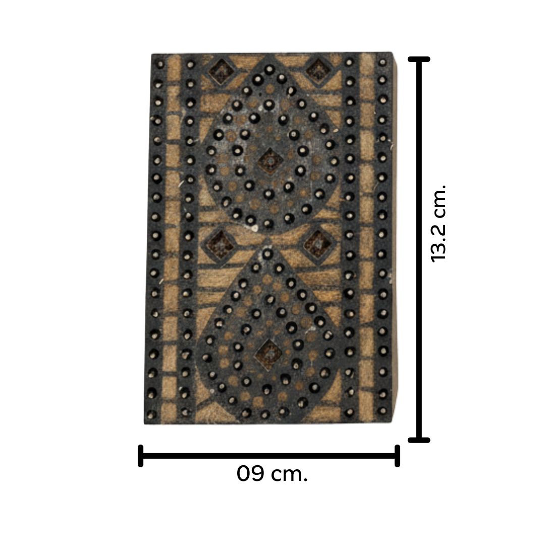 Handcrafted Roheda Wood Block for Textile and Paper Printing