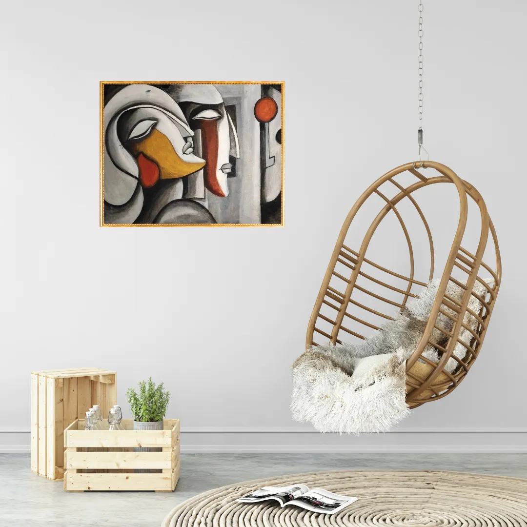 Handmade Modern Abstract Canvas Painting