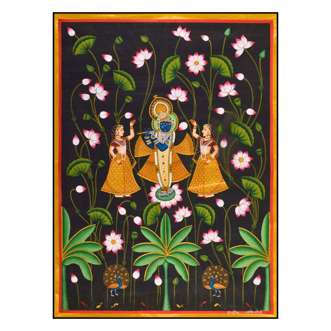 Pichwai Shreenathji in Jungle Painting