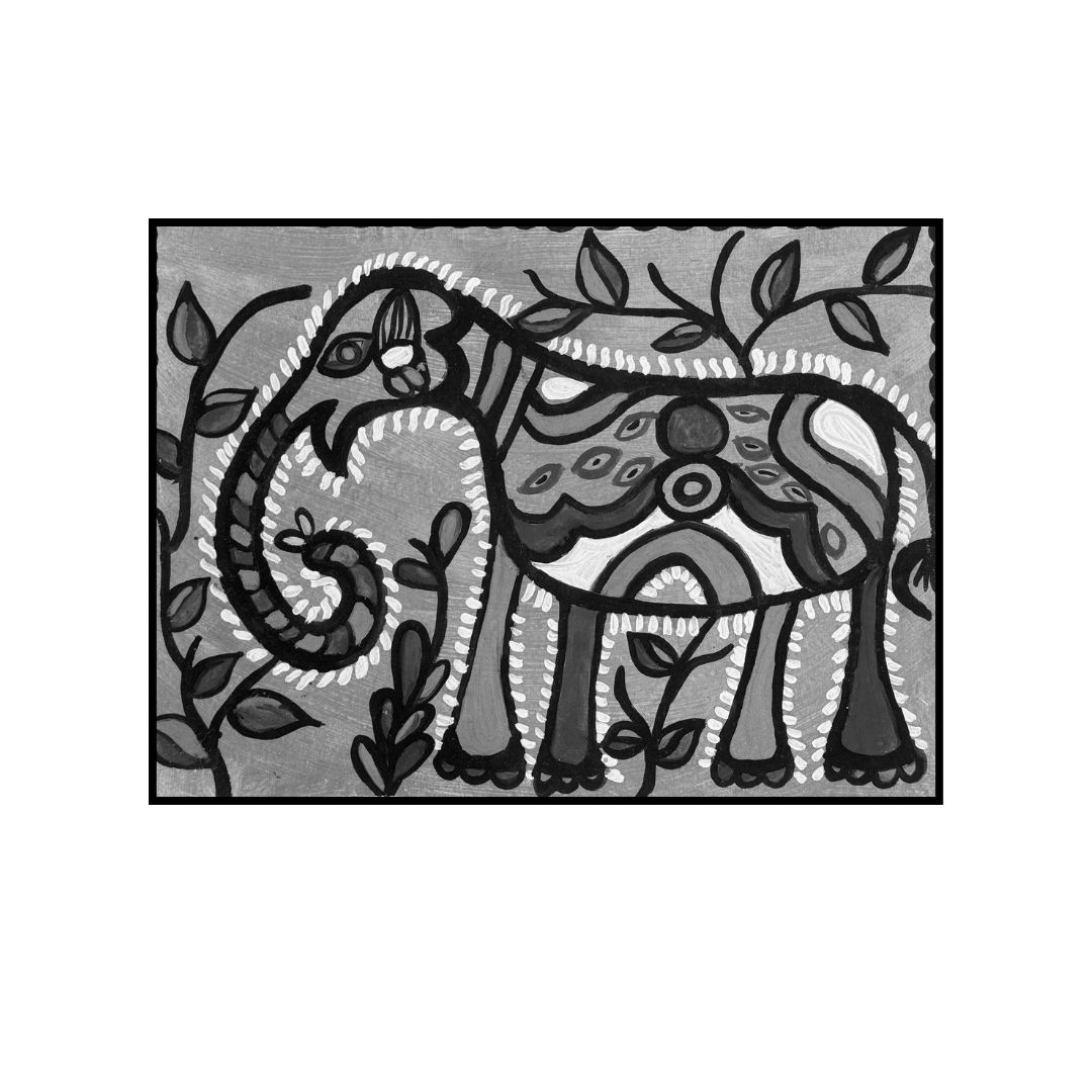 Ornamented Elephant by Fatima