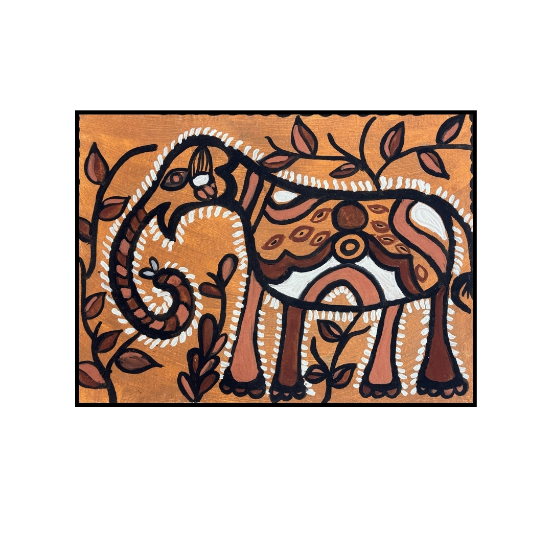 Ornamented Elephant by Fatima