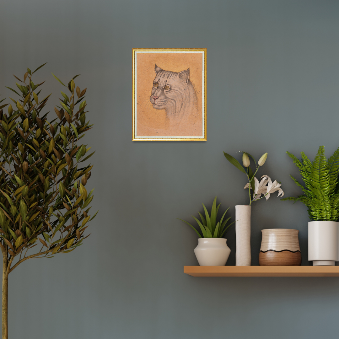 Calm Watch of the Wild Cat