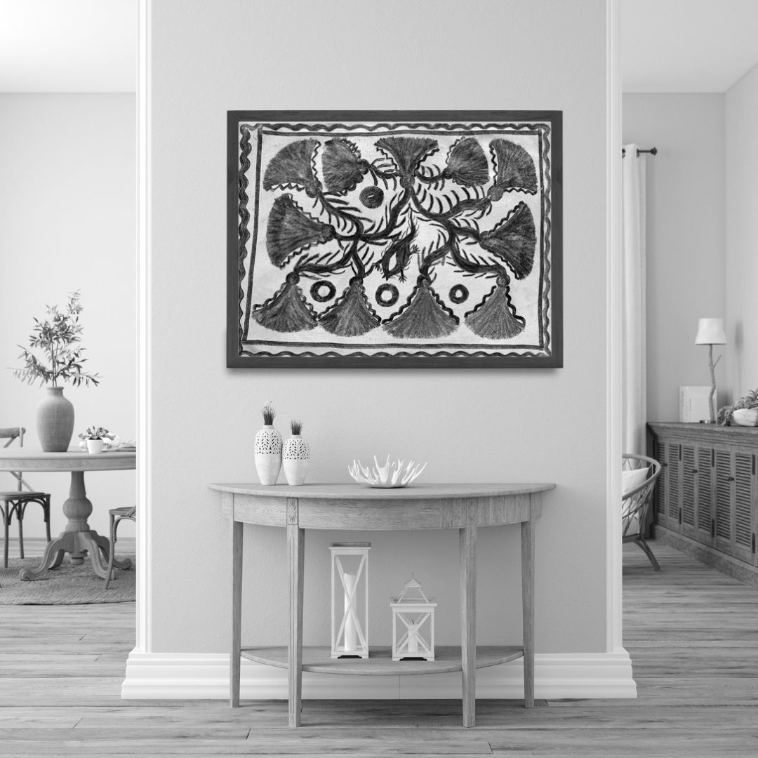 Papyrus Bloom in Still Water