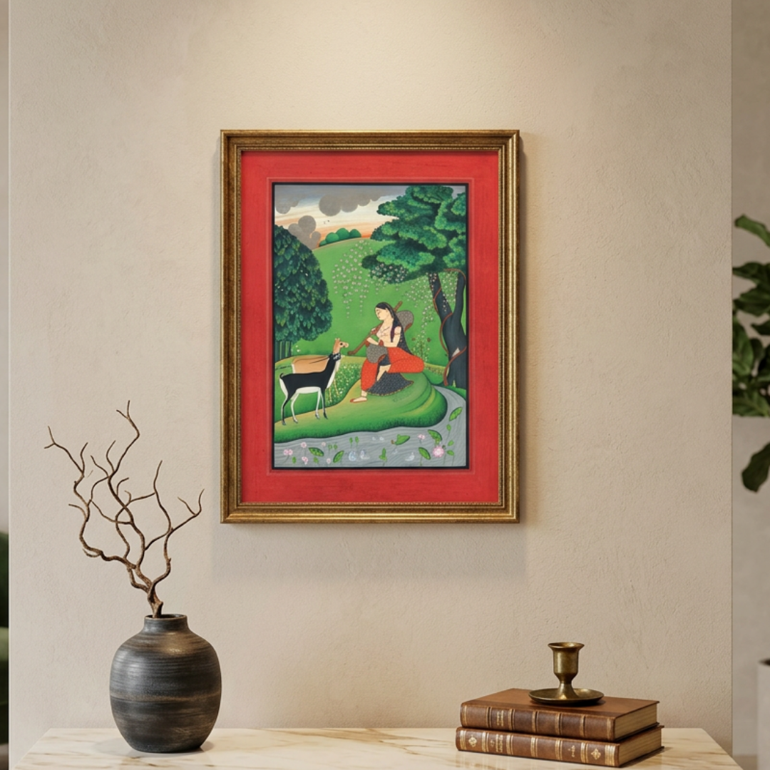 Ragini Todi in pahari school 