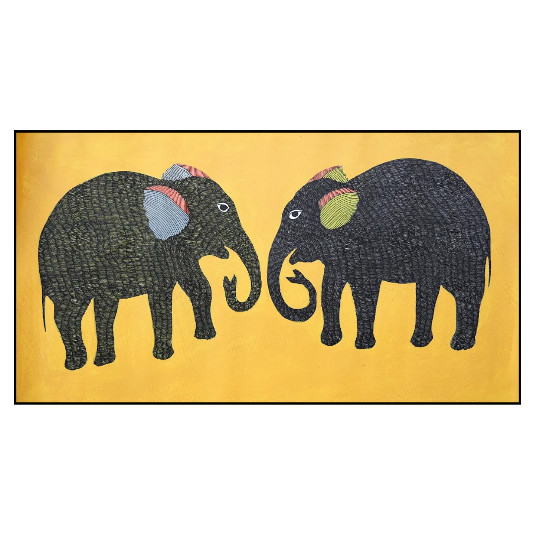 A couple of Black Elephants