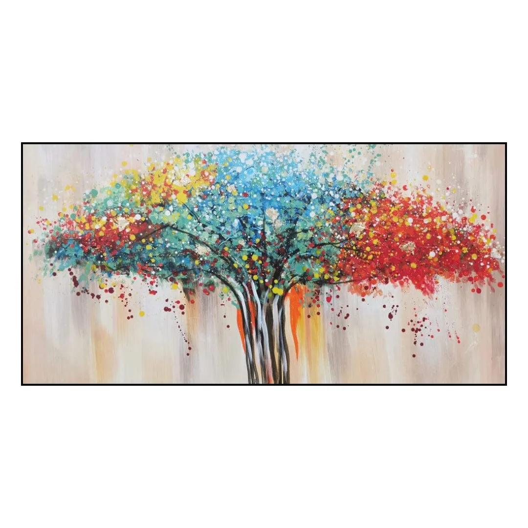 Handmade Abstract Tree Canvas Painting