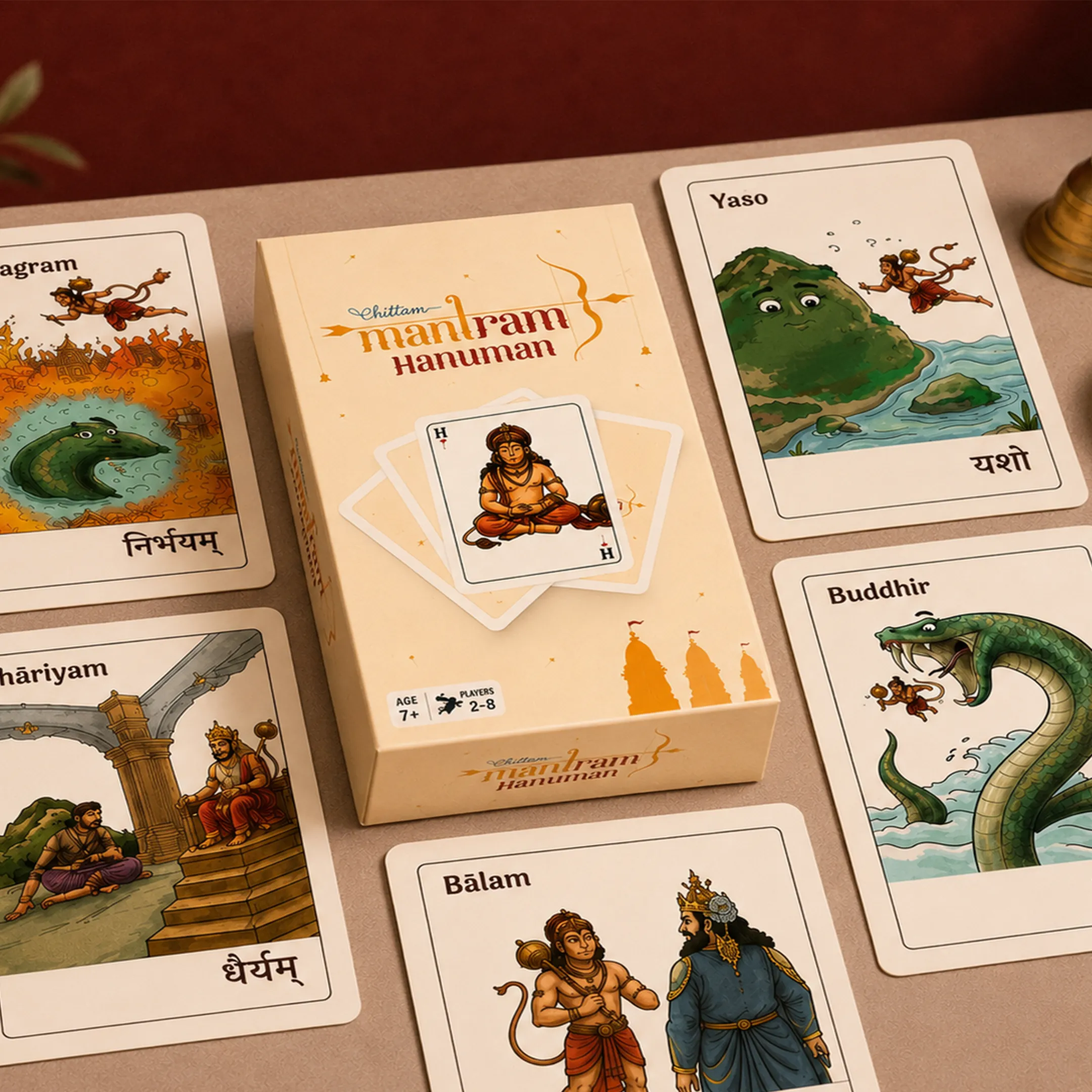 Mantram - Hanuman | An Interactive Card Game That Makes Mantra Japa Fun | 7+ Years