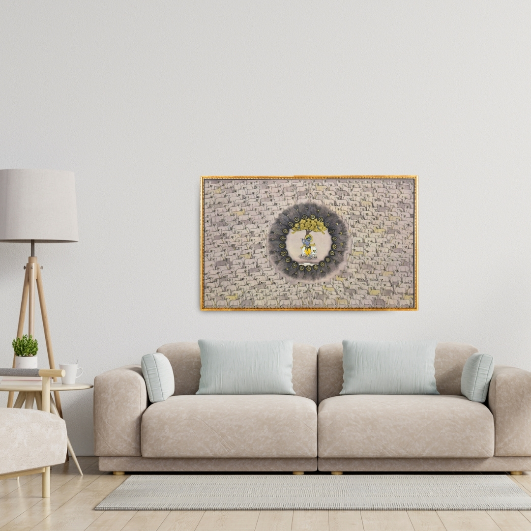 Krishna with Cows - 09