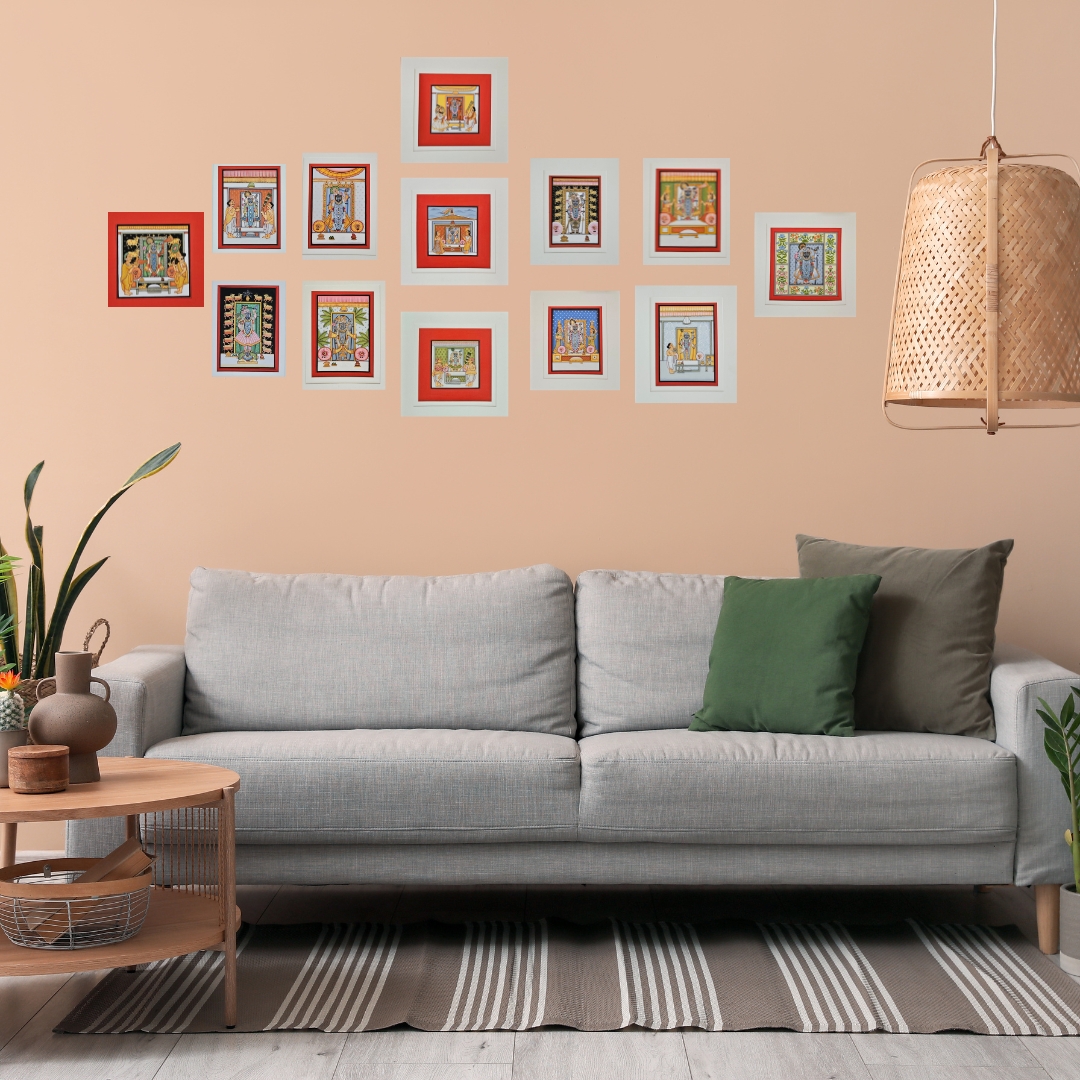 13 Darshan (Set of 13 paintings)