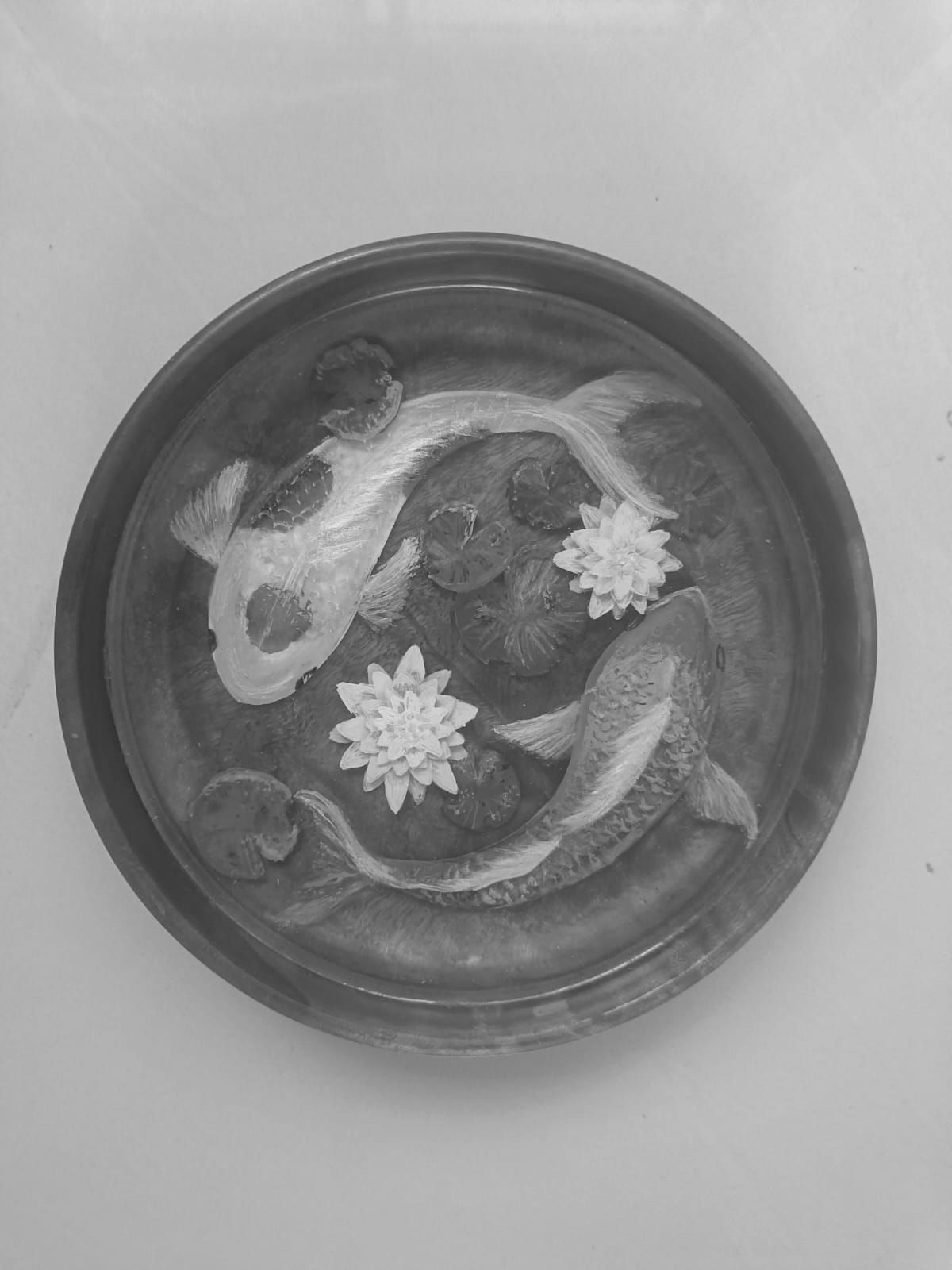 3d koi Fish Resin Art