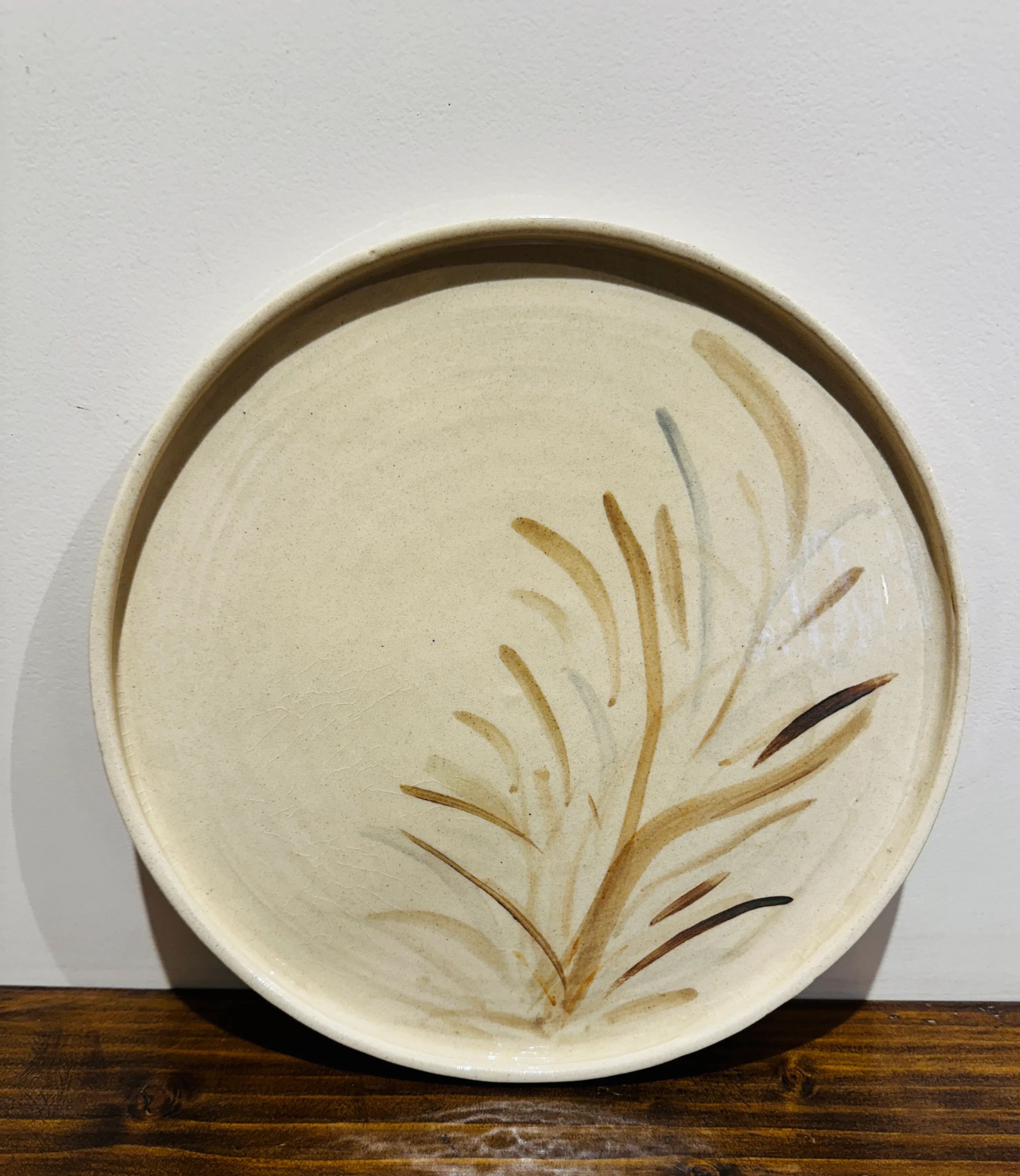 Handbuilt Ceramic Plate 