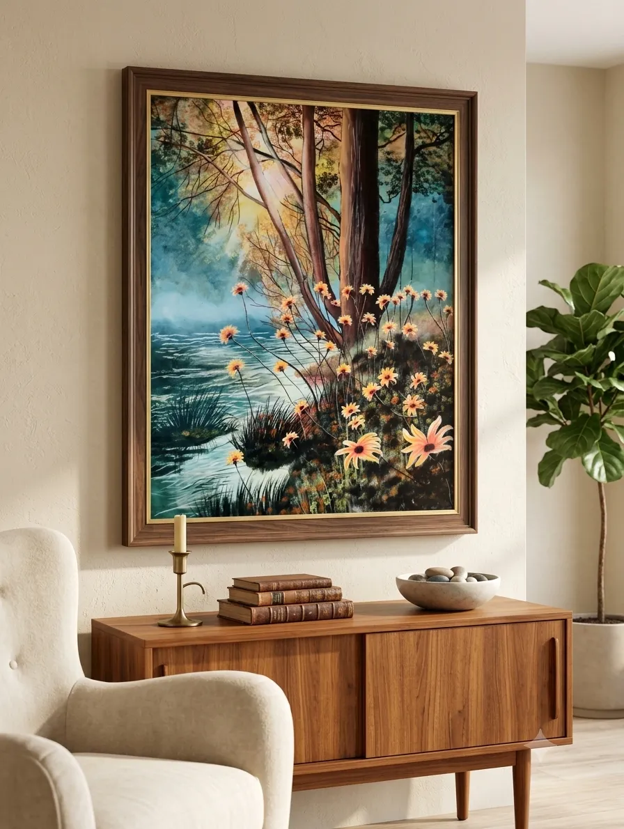 Sunshine Landscape Painting 