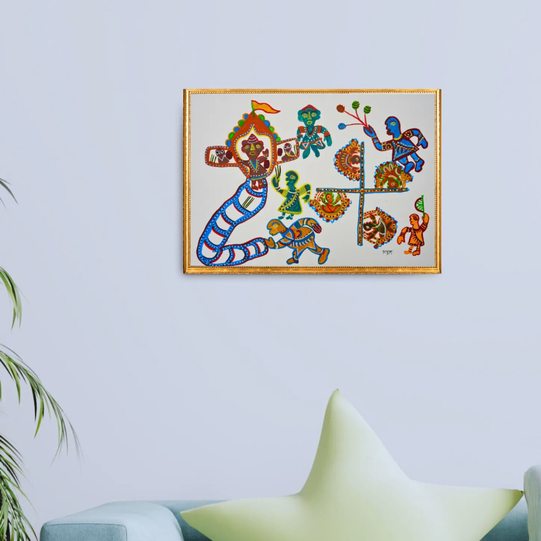 The Village Fair Around the Temple